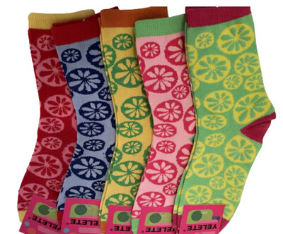 Pinwheel Multi Color Socks