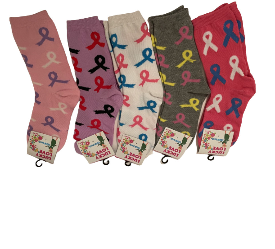Cancer Awareness Socks