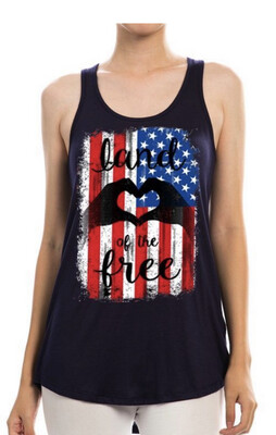 Land Of The Free Tank Top