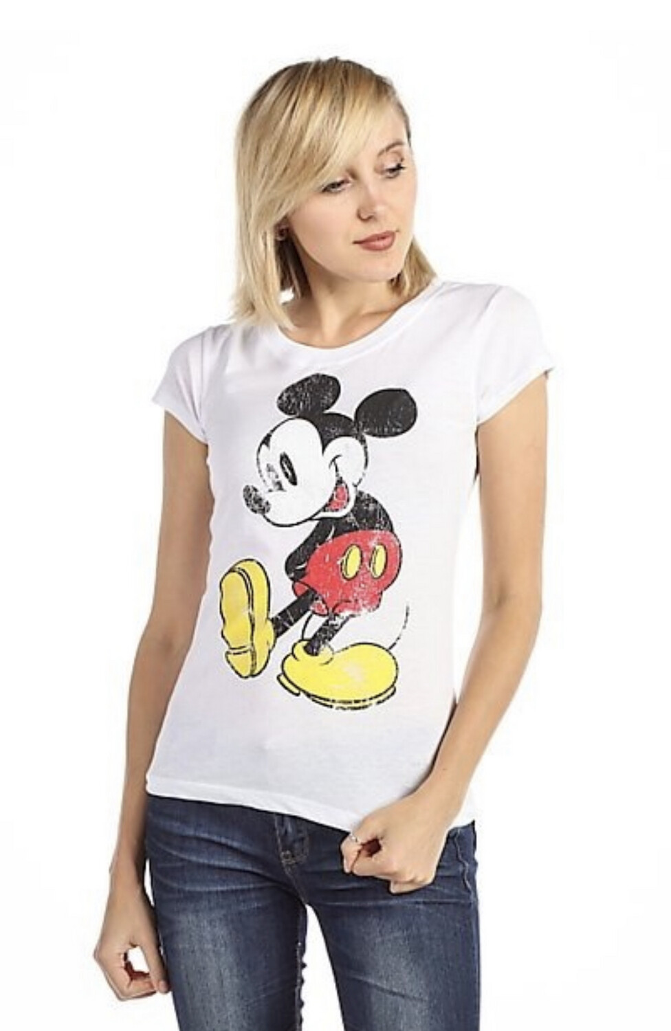 Vintage Mickey Mouse Cap Sleeve Misses Top