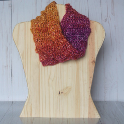 Sunset Ribbed Cowl