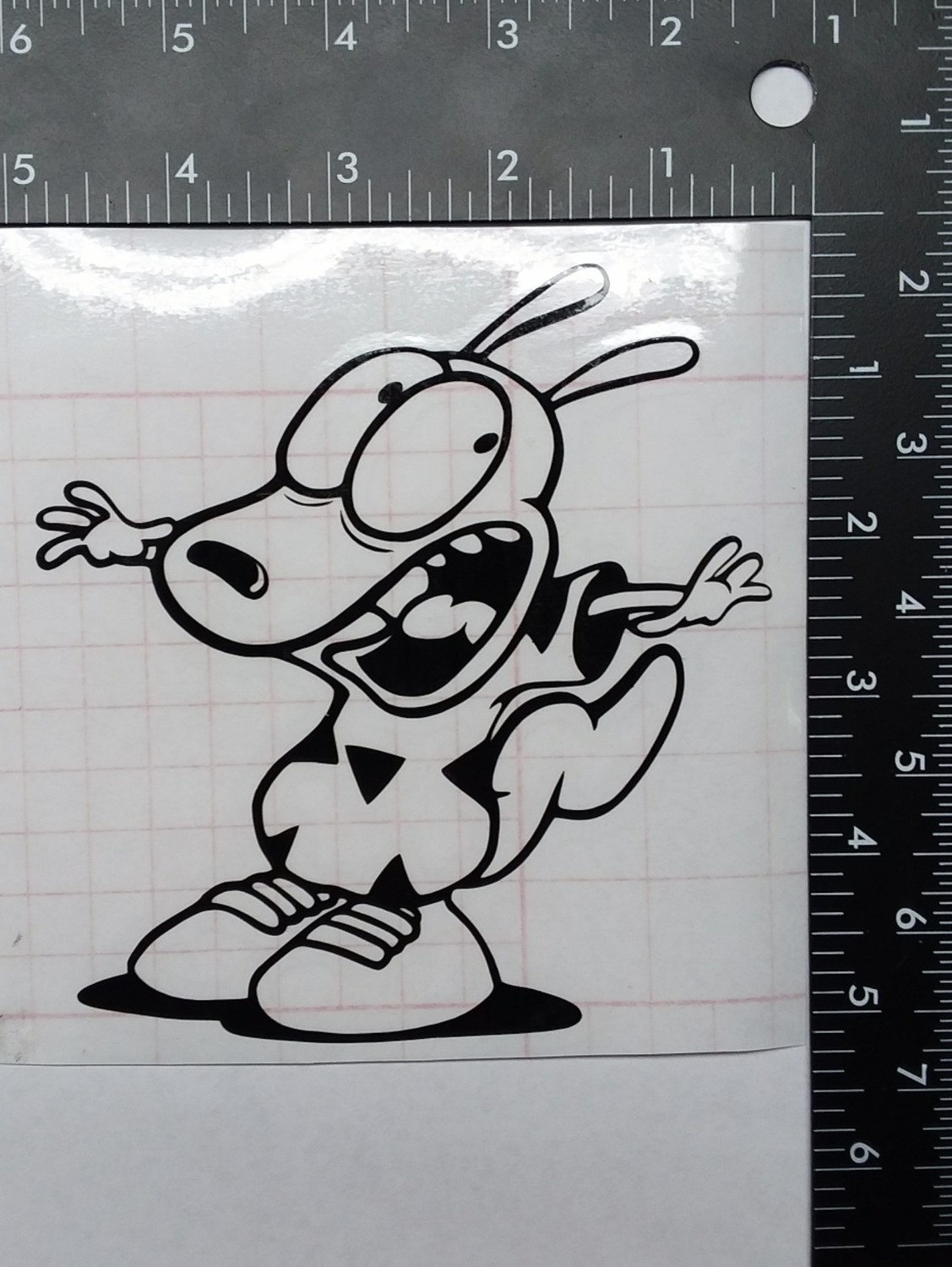 Panicking rockos decal