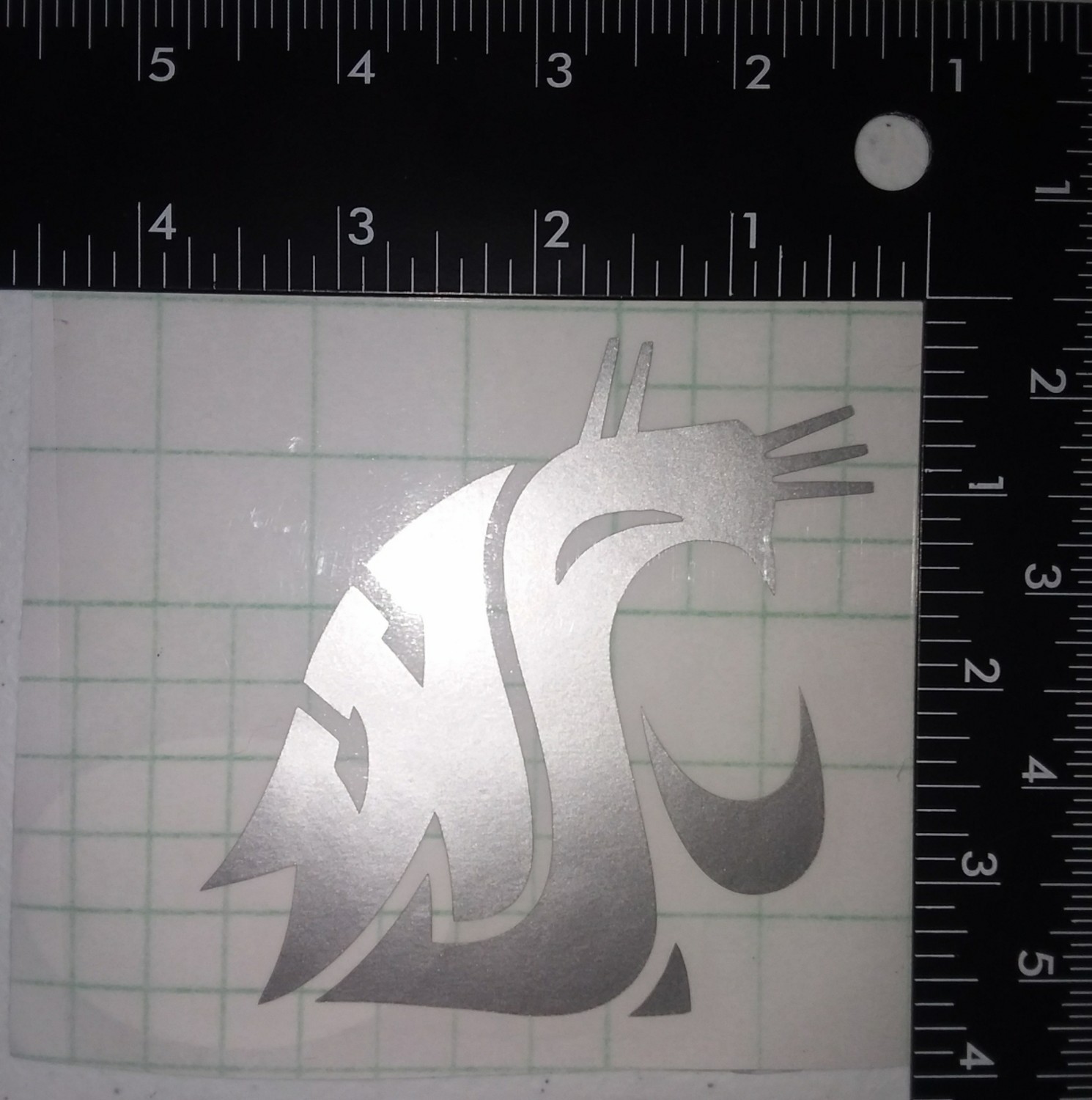 Washington state university decal
