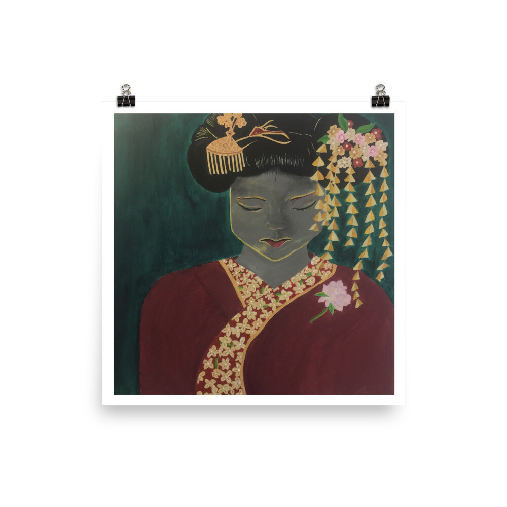 Mineko - Art Print by Tasha Felder , Size: 12×12