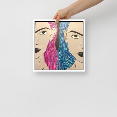 US &amp; WE - Art Print by Tasha Felder , Size: 12×12