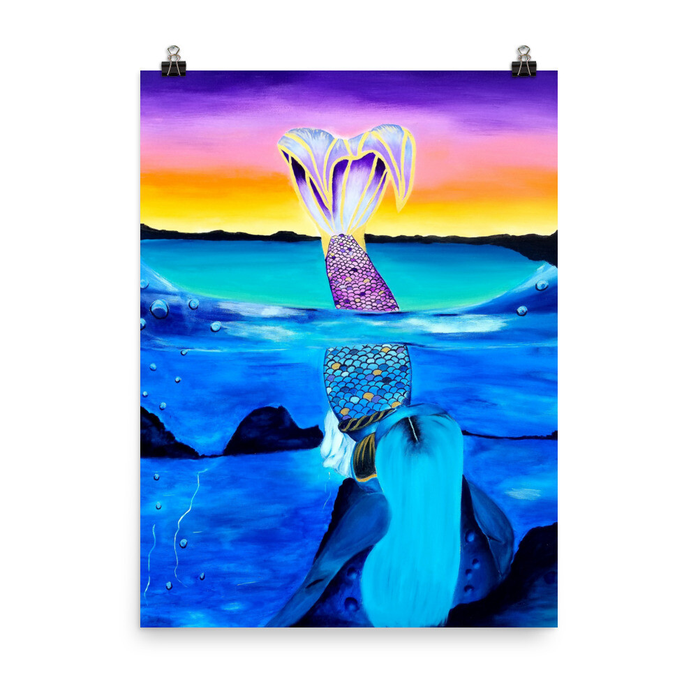 Submerged - Art Print by Tasha Felder , Size: 18×24