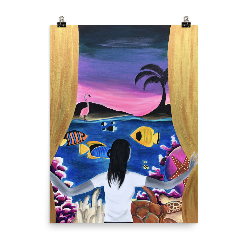 Tropics - Art Print by Tasha Felder , Size: 18×24