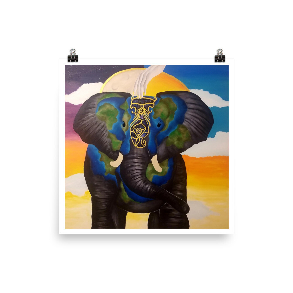 Wisdom - Art Print by Tasha Felder , Size: 12×12