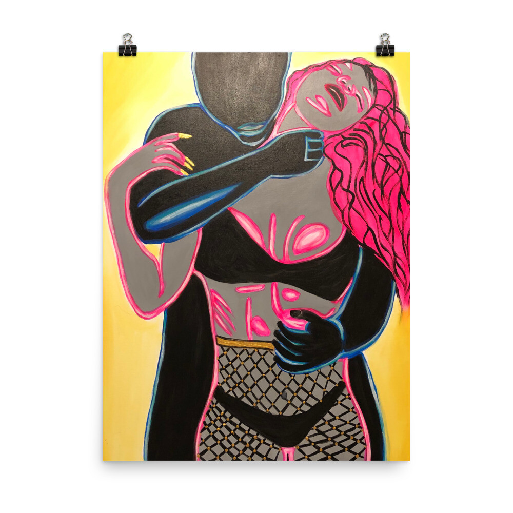 Neon Bae - Art Print by Tasha Felder , Size: 18×24