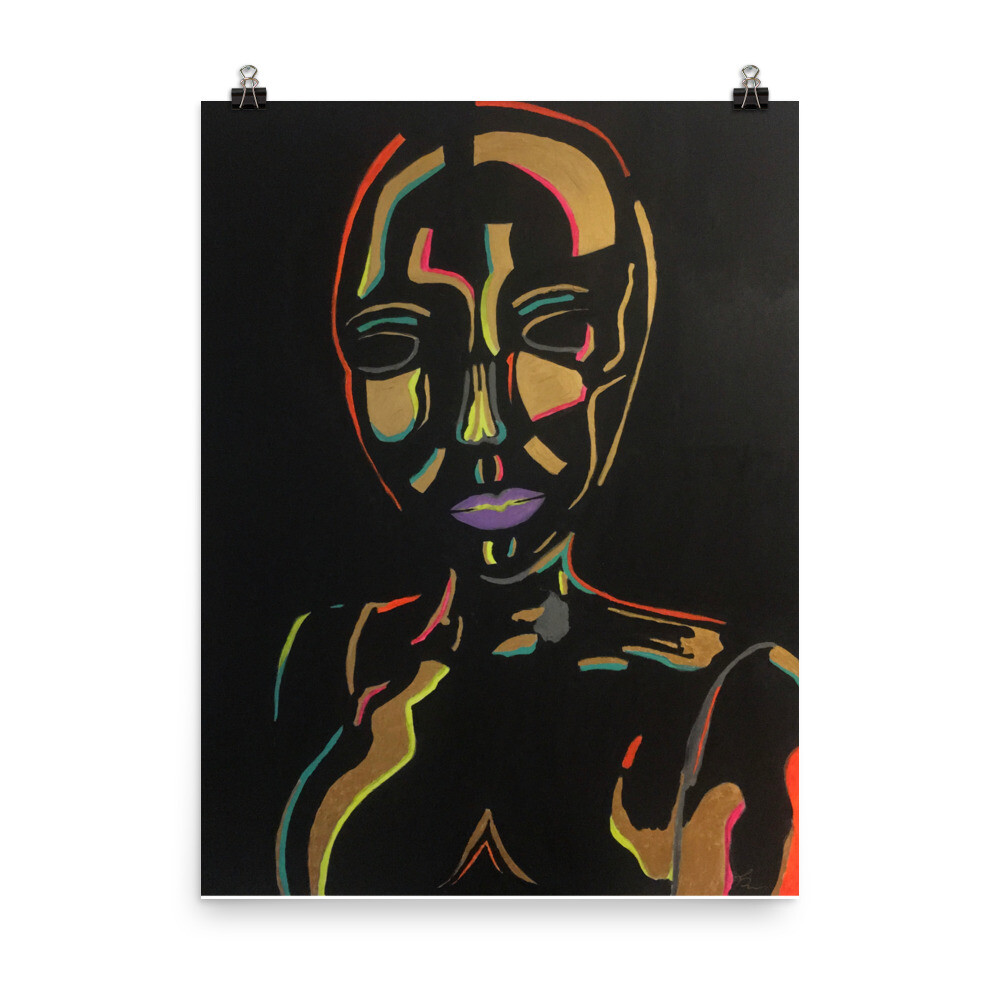 Bronze Naomi - Art Print by Tasha Felder , Size: 18×24
