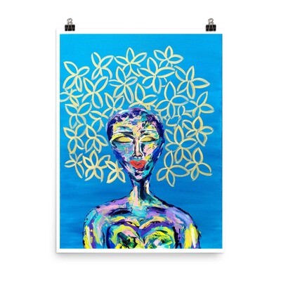 Crowned - Art Print by Tasha Felder , Size: 18×24