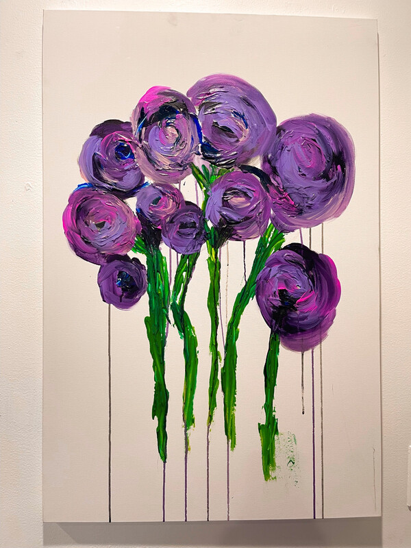 “Purple Roses” Original