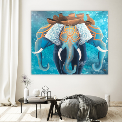 &quot;Elephant&quot; Original By Audrianna Woods