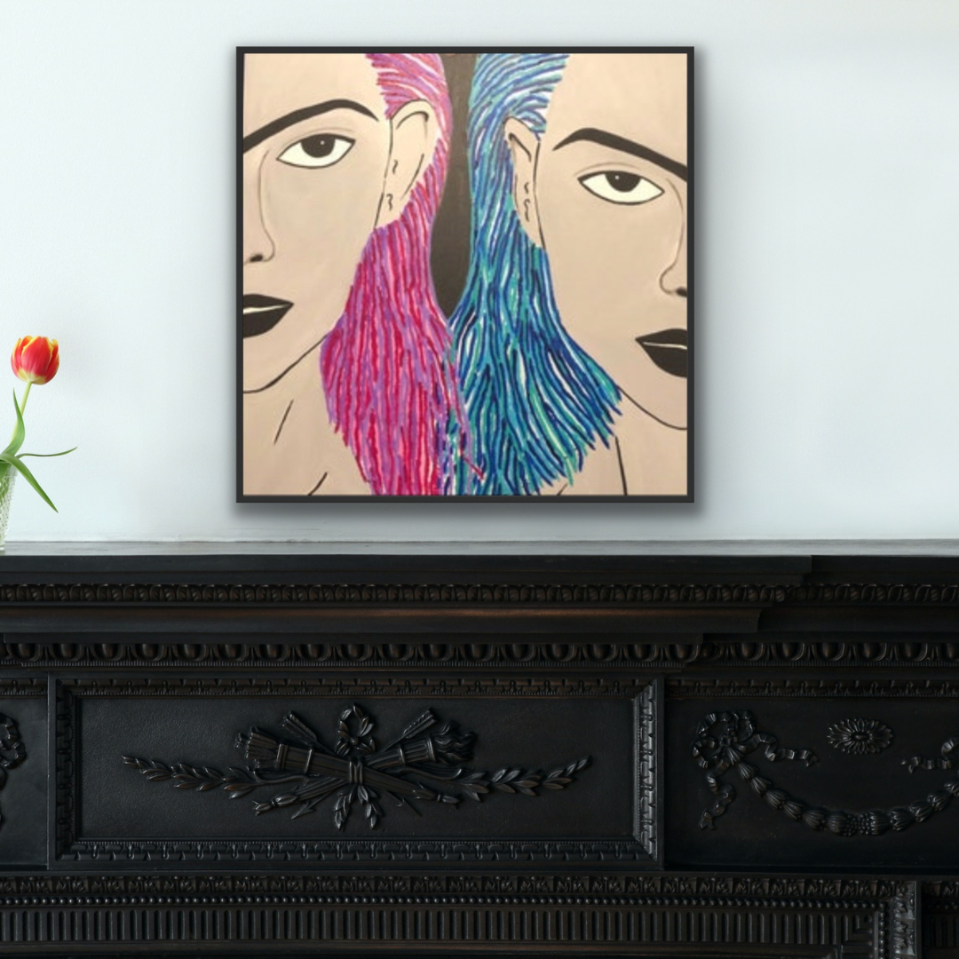 US &amp; WE - Art Print by Tasha Felder 