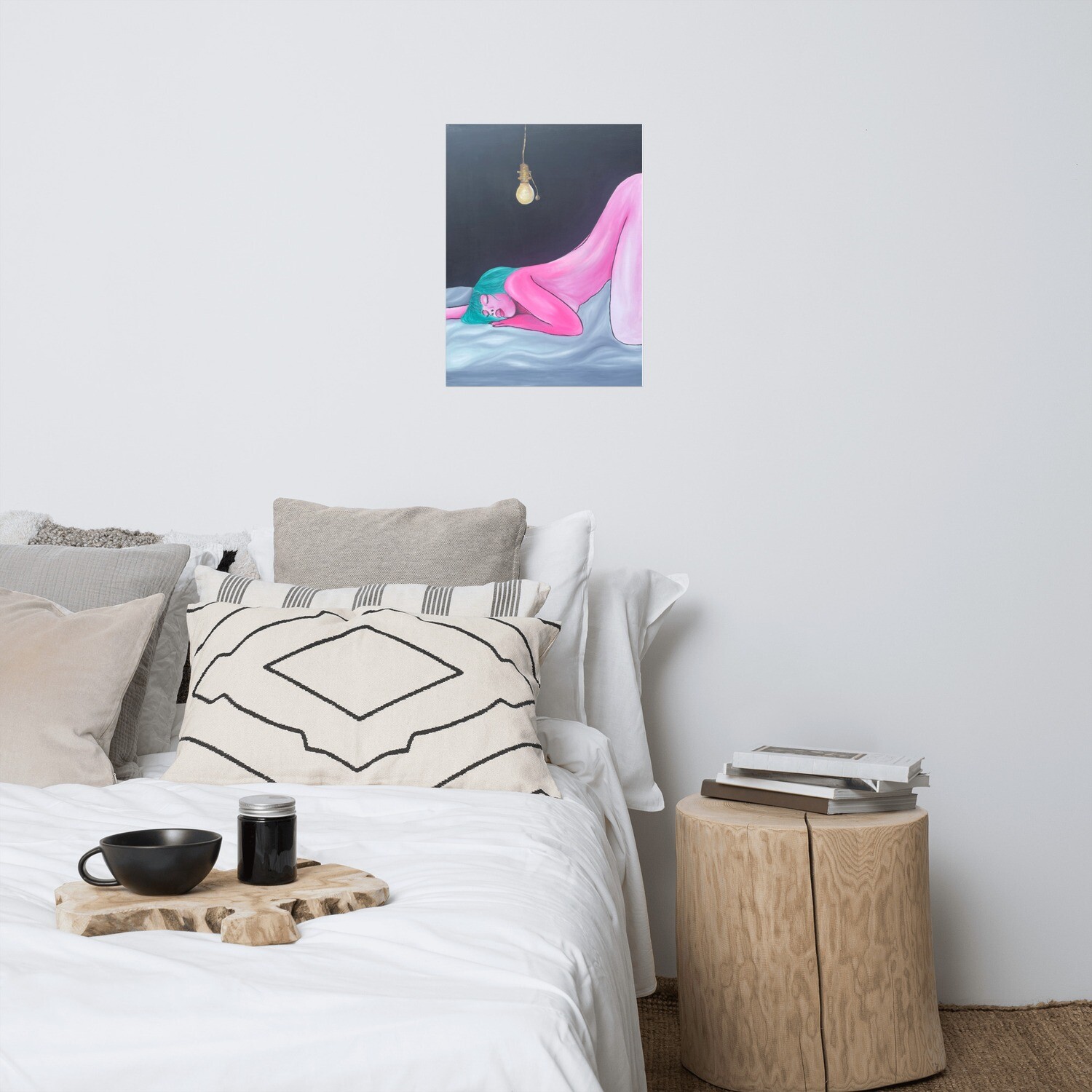 Waiting - Art Print by Tasha Felder , Size: 18×24