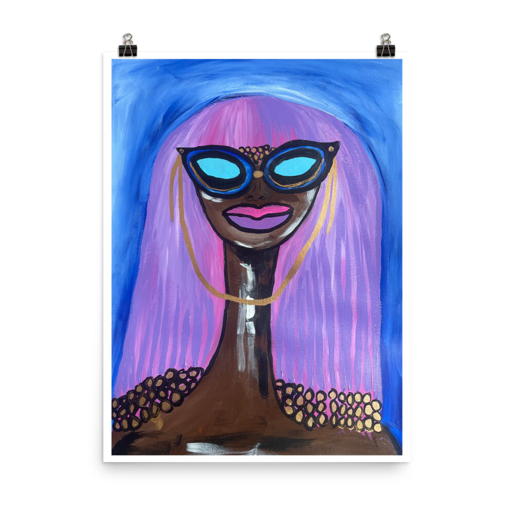 MiMi - Art Print by Tasha Felder, Size: 18×24