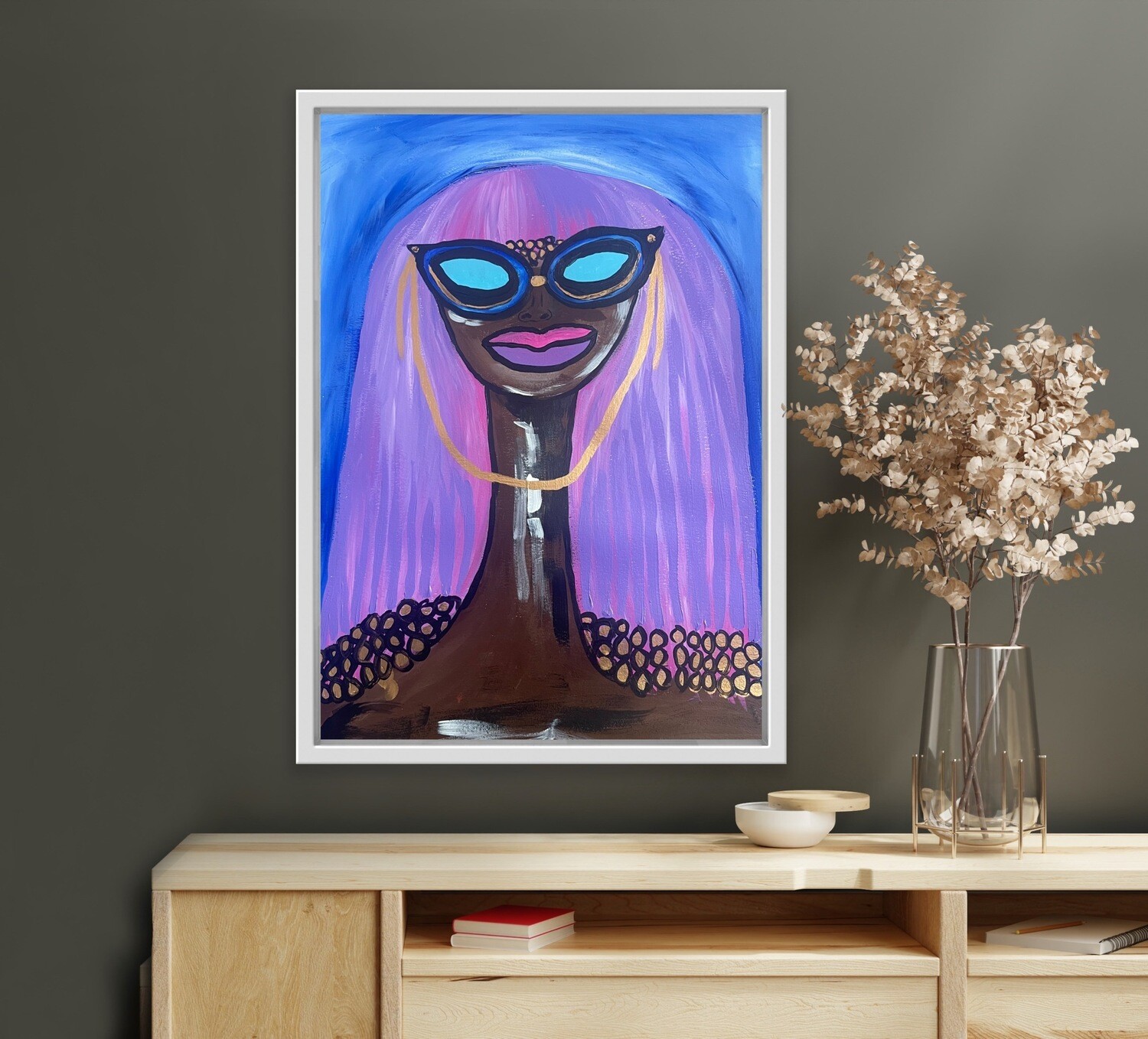 MiMi - Art Print by Tasha Felder