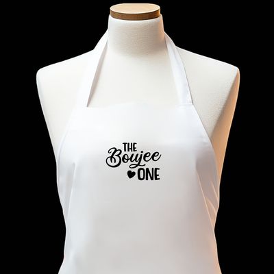The Boujee One Apron - Embroidered Apron