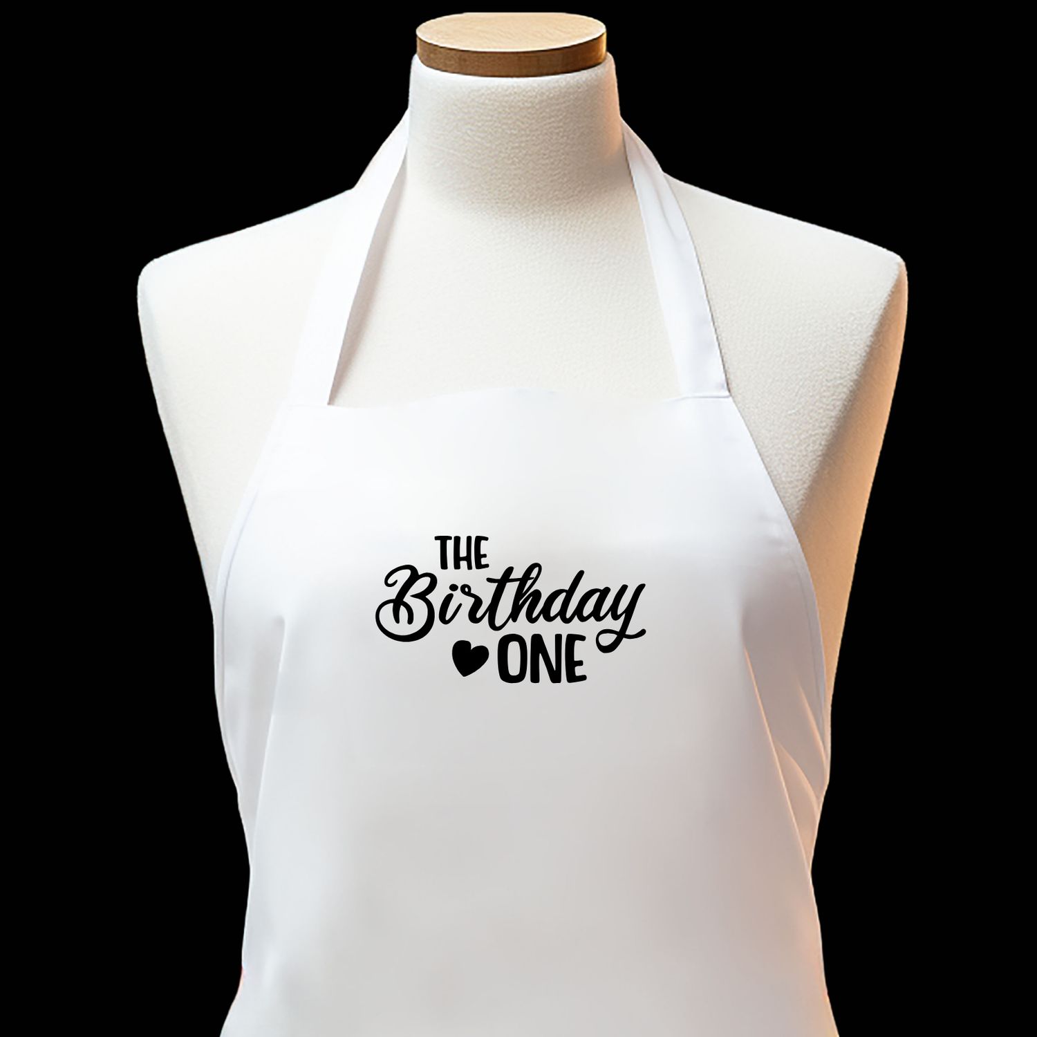 The Birthday One Apron - Embroidered Apron