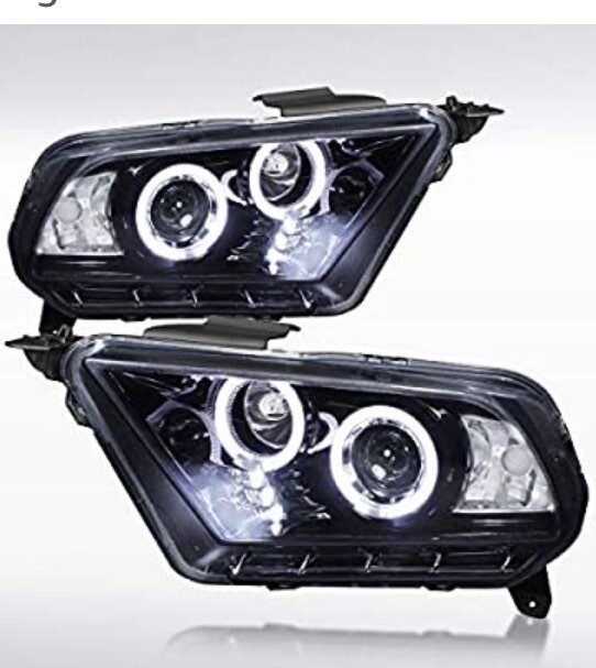 10-14 Mustang Halo Headlights