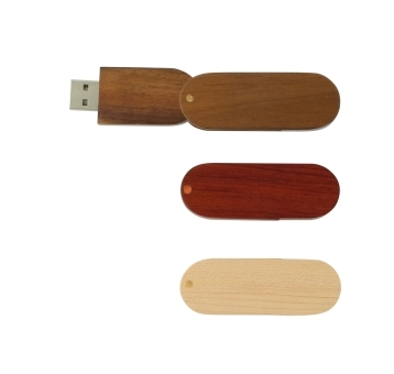 USB Stick aus Holz zum herausdrehen