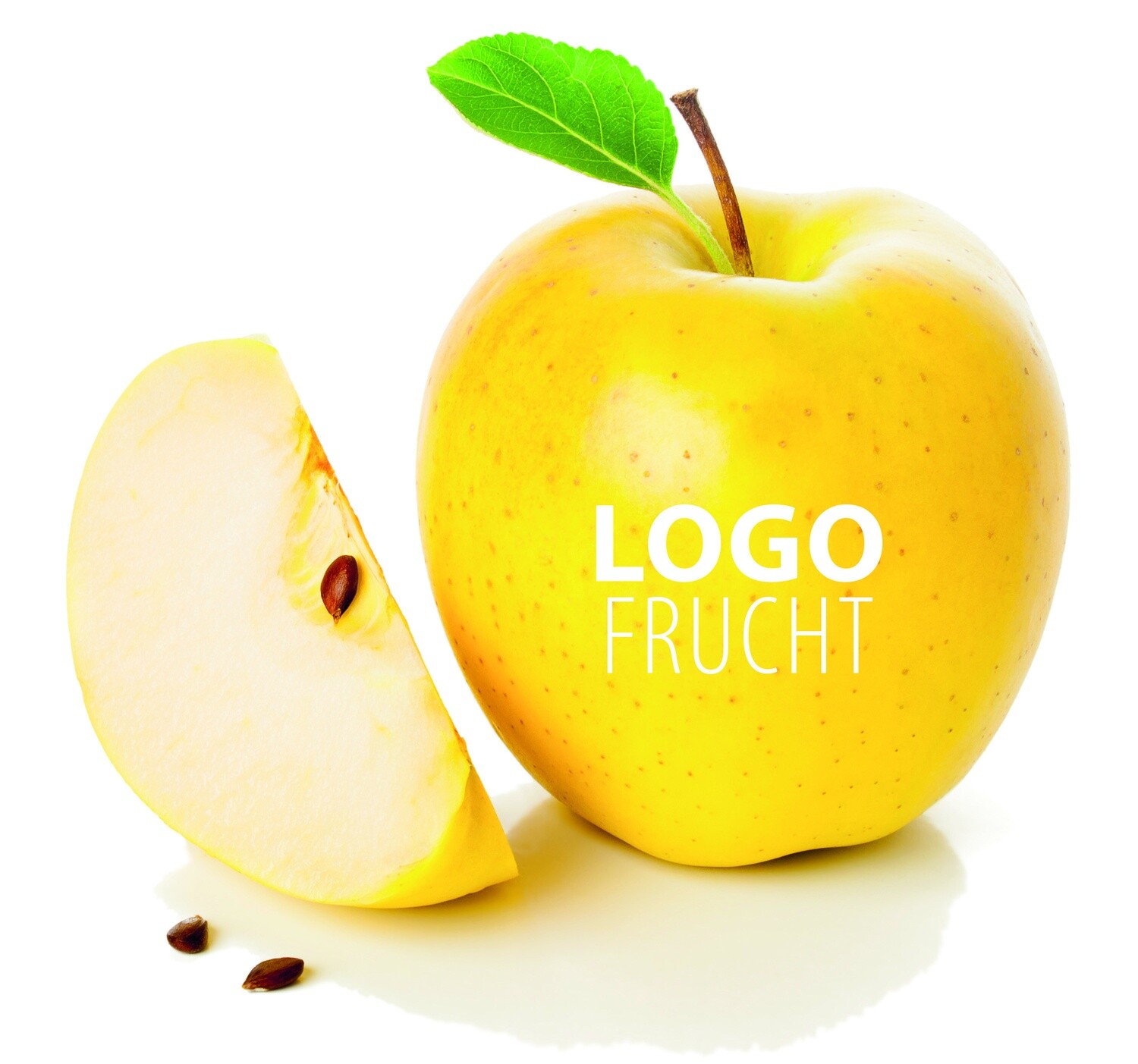 Logo Apfel gelb