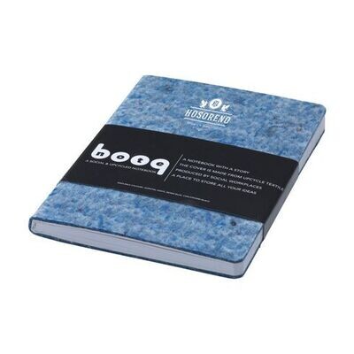 Notizbuch aus recycelten Textilien A6