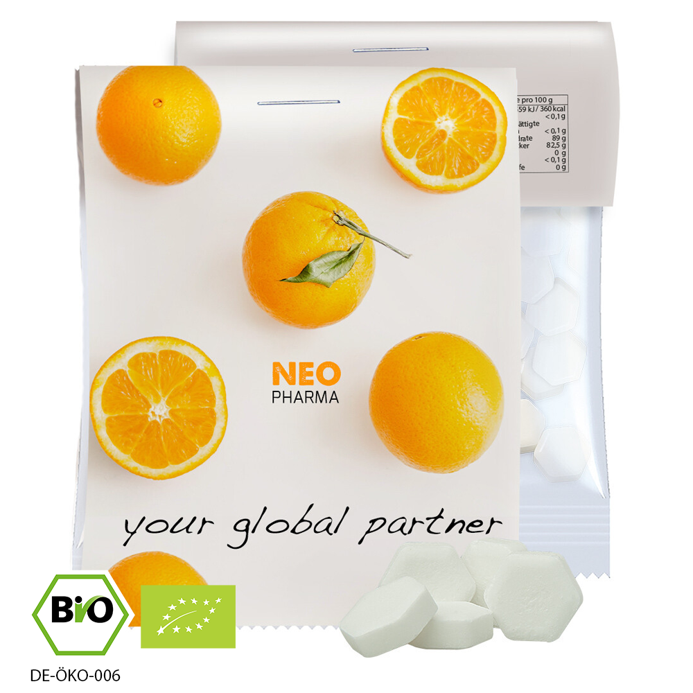 Bio Traubenzucker-Orange Drops 15g (Vegan)