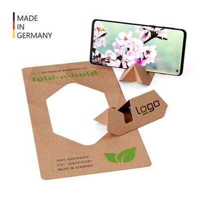 Handyständer fold-n-hold® mit Trägerkarte DIN lang