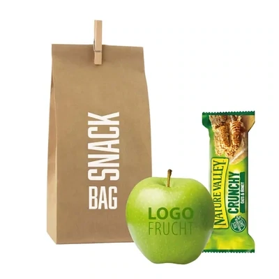 Energy Snack Bag mit Logo-Apfel