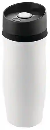 Thermobecher &quot;CremaExtensa&quot; weiß/schwarz 0,4l