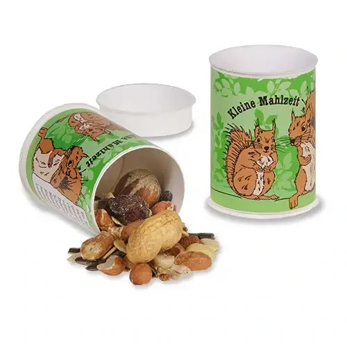 Eichhörnchen-Futter Werbetrommel