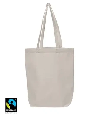 Fairtrade Tasche mit Taschenboden 150g/m²