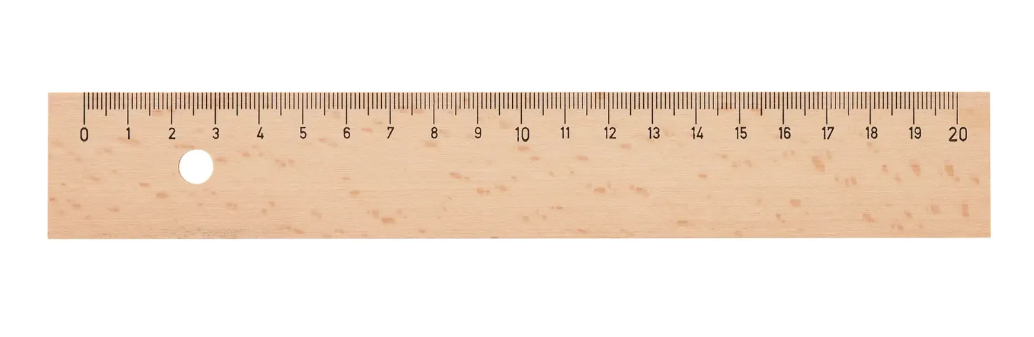 Holzlineal 20cm