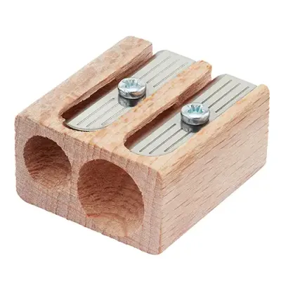 Doppelanspitzer aus Holz