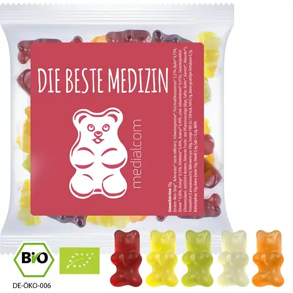 Bio Gummibärchen mit Gelatine 30g