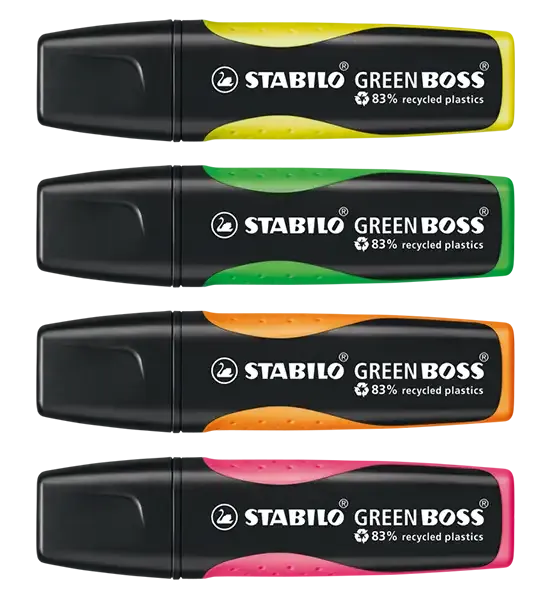 GREEN Boss Textmarker