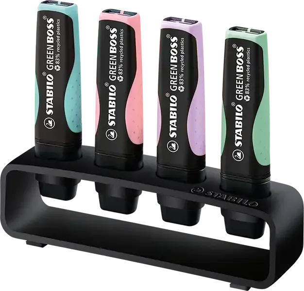 GREEN Boss Textmarker Tischset