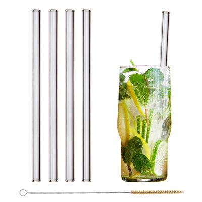 Glastrinkhalm 20cm (4 Stück)