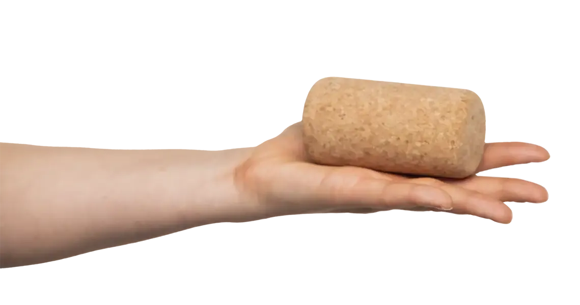 Faszienrolle aus Kork (10 x 5cm)