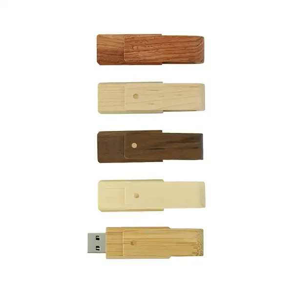 USB Stick aus Holz zum herausdrehen