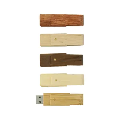 USB Stick aus Holz zum herausdrehen