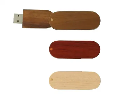 USB Stick aus Holz zum herausdrehen