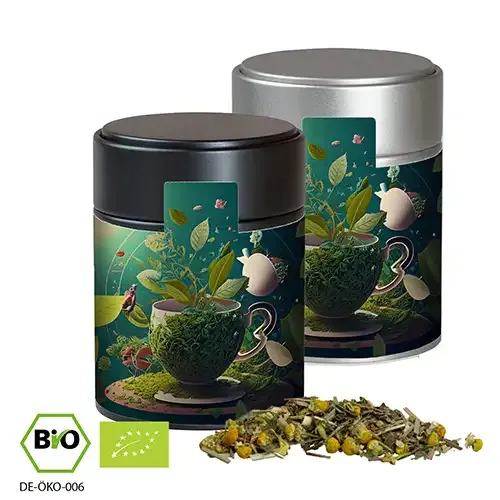 Bio Kräutertee &quot;Kräuterfantasie&quot;, ca. 30g in Metalldose