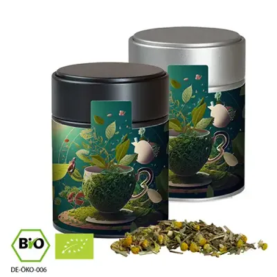 Bio Kräutertee &quot;Kräuterfantasie&quot;, ca. 30g in Metalldose
