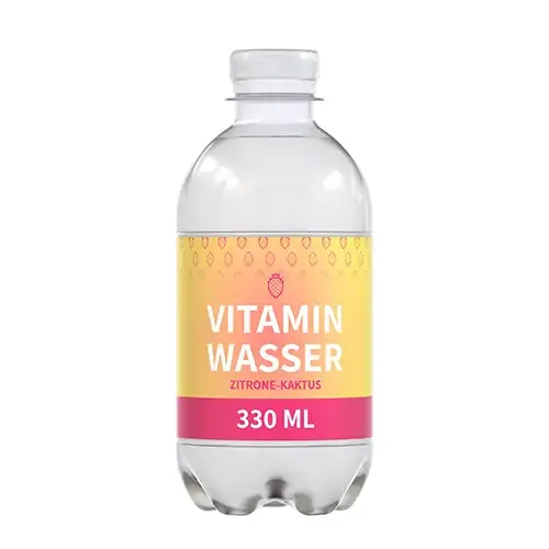 Vitaminwasser &quot;Zitrone-Kaktus&quot; 0,33l rPET Flasche