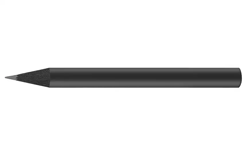 Bleistift schwarz kurz