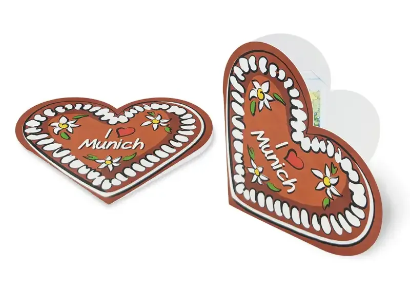 PlantCards Herz-Klappkarte