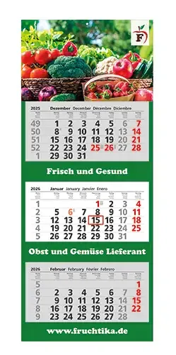 3 Block-Wandkalender