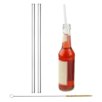 Glastrinkhalm 30cm (2 Stück)